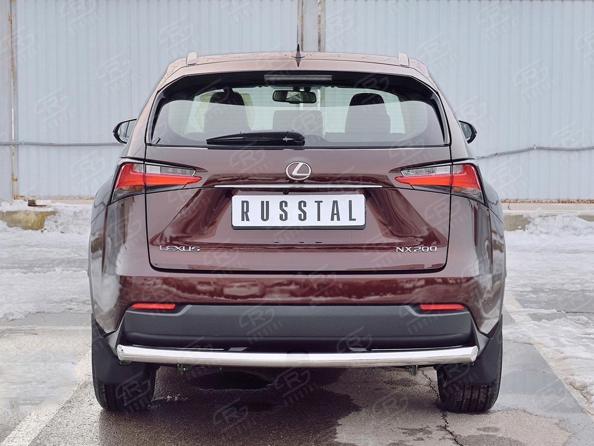Защита заднего бампера d57 Lexus NX 2014, Slitkoff LNXZ-002584