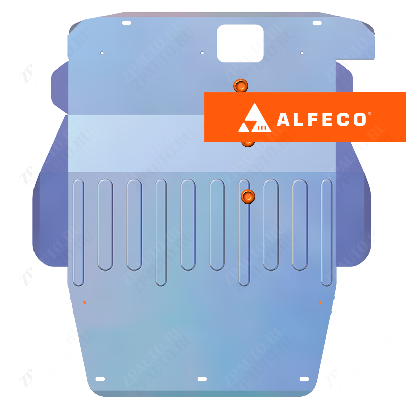 Защита  картера и КПП ( 2 части) Mitsubishi Galant VII 1992-1996 V-1,8; 2,0; 2,5; 2,0TD 4wd , ALFeco, алюминий 4мм, арт. ALF1418al