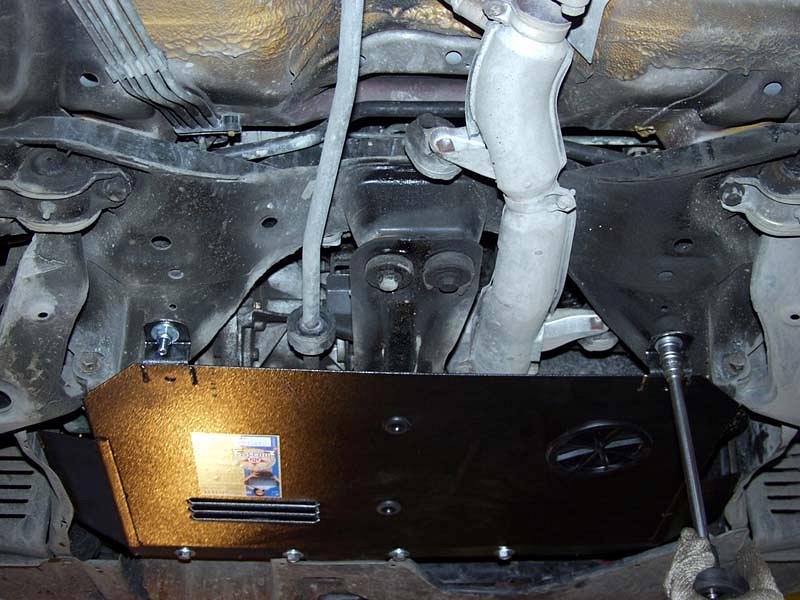 Защита картера и МКП для MITSUBISHI Carisma  1995 - 2003, V-кроме-1,8GDI; 1,9D MT, Sheriff, сталь 2,0 мм, арт. 14.0043