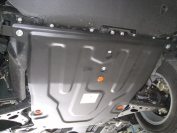 Защита  картера и КПП для Chery Tiggo 3 2014-2020  V-1,6 , ALFeco, сталь 1,5мм, арт. ALF0216st-2