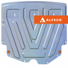 Защита  картера и кпп GAC GS3 2024- V-1,5 FWD , ALFeco, алюминий 4мм, арт. ALF4906al