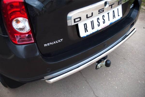Защита заднего бампера d42 для Renault Duster 4x4, Slitkoff RD4Z-000444