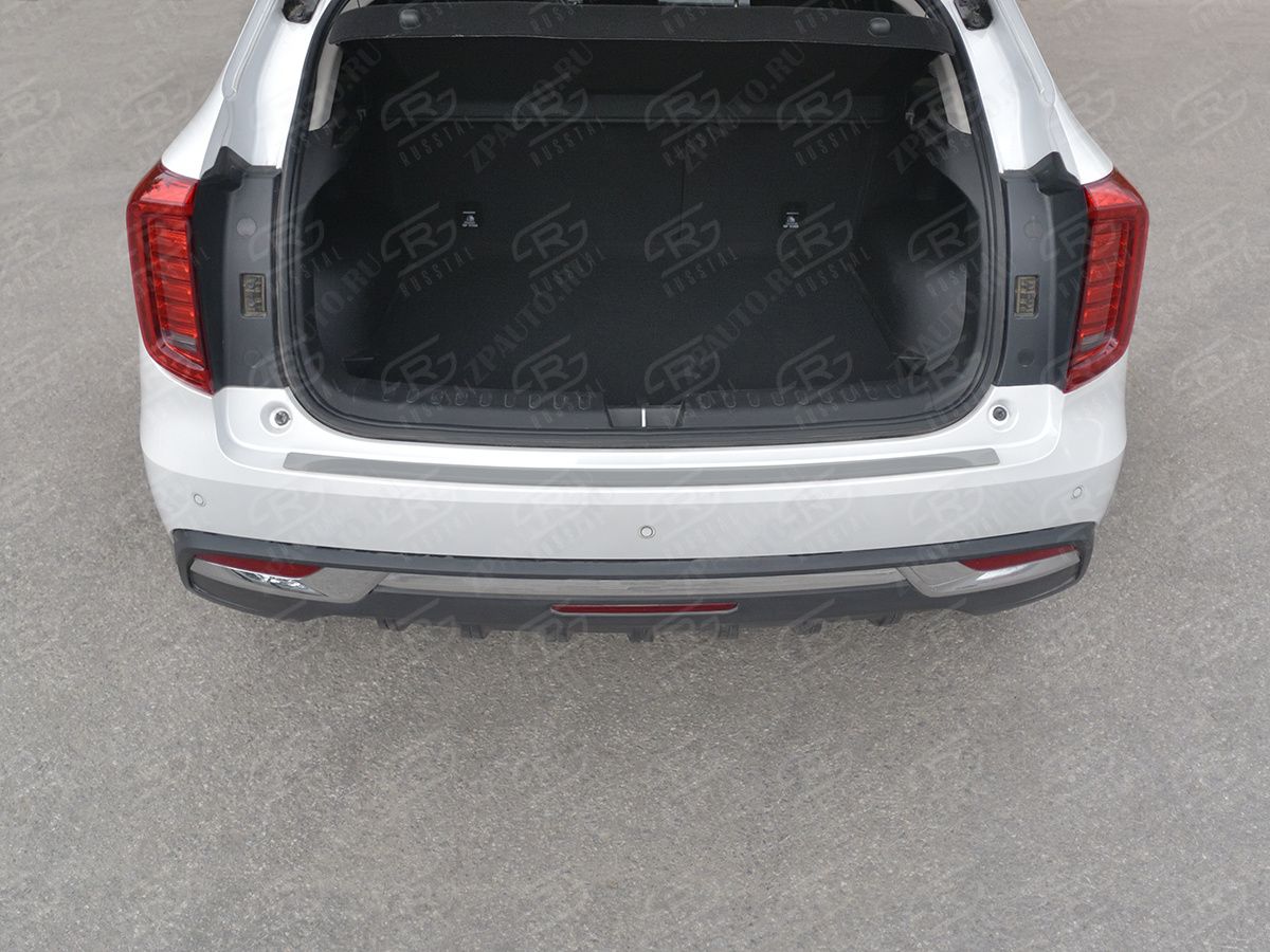 HAVAL JOLION 1.5 2WD 2021- Накладка на задний бампер RUSSTAL (нерж., зеркало) HJOLN-003996