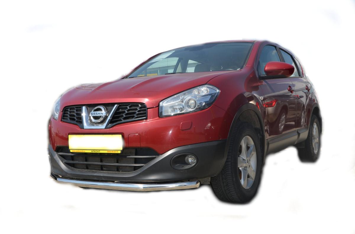 Защита переднего бампера (радиус) для автомобиля NISSAN Qashqai 2008. NQ.11.01, Россия