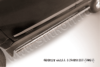 Защита порогов d57 труба Great Wall Hover H3 (2014-2016) Black Edition, Slitkoff, арт. GWHNR-H3-008BE