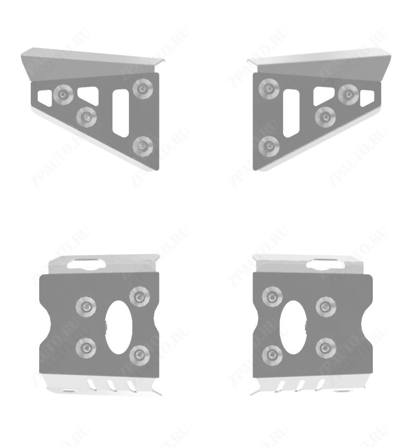 Защита рычагов для POLARIS Sportsman 500HO Touring 2011-13, алюминий 4 мм, STORM, арт. 2079