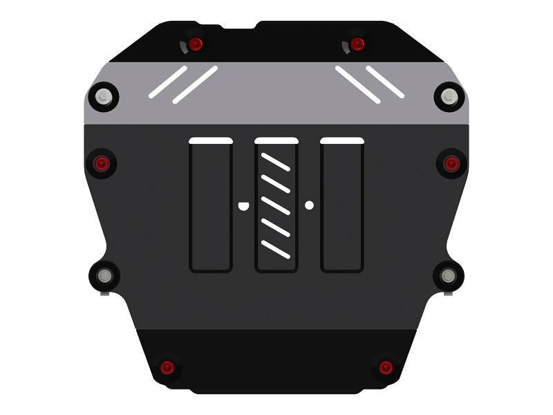 Защита картера и КПП для OPEL Antara  2014 - 2017, V-2,4 АТ 4wd, Sheriff, сталь 2,0 мм, арт. 16.3027