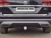 Накладка на заднюю дверь (лист зеркальный) для автомобиля Volkswagen Teramont 2018-