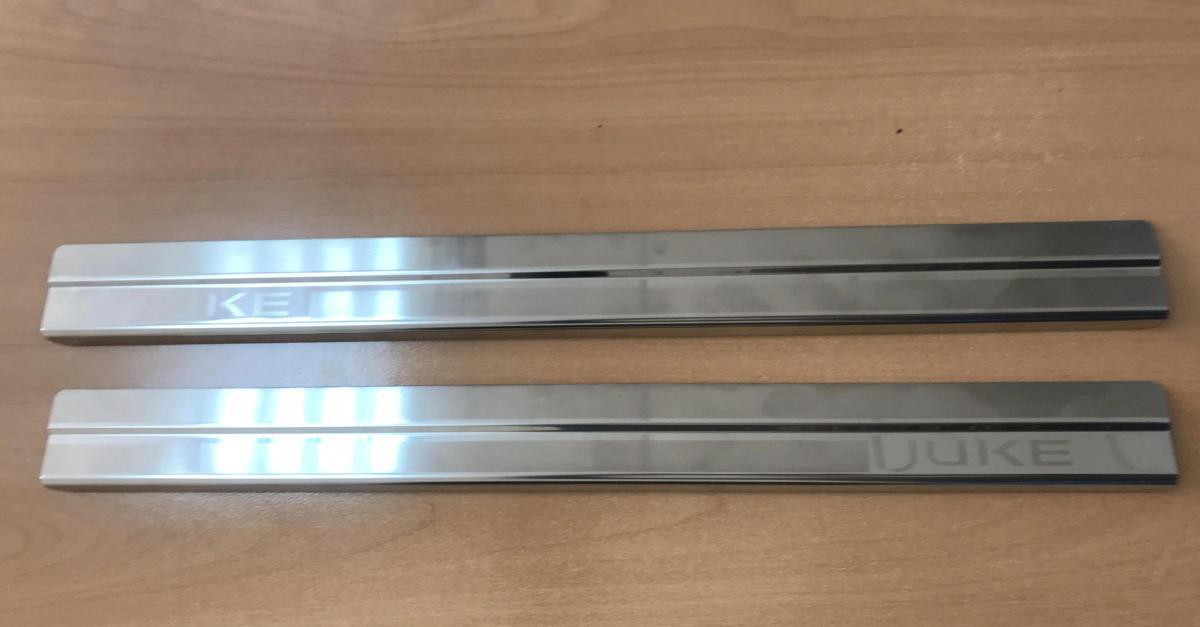 Накладки на внутренние пороги с логотипом для Nissan Juke 2011, Союз-96 NJUK.31.3669