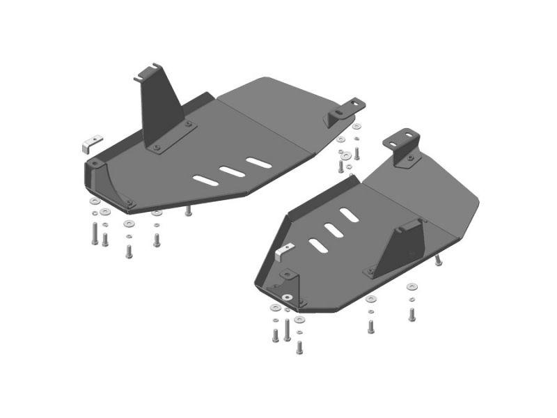 Защита бензобака стальная Motodor для Land Rover Discovery Sport 2015- (3 мм, сталь), 13221