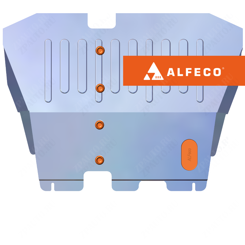 Защита  картера и КПП Mitsubishi Space Wagon II1991-1998 V-all 2WD , ALFeco, алюминий 4мм, арт. ALF1022al-3