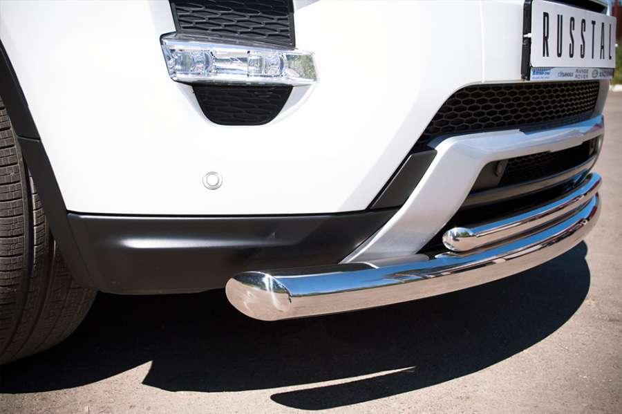 Защита переднего бампера d76/42 для Land Rover Evoque Dynamic 2011, Slitkoff REDZ-000656