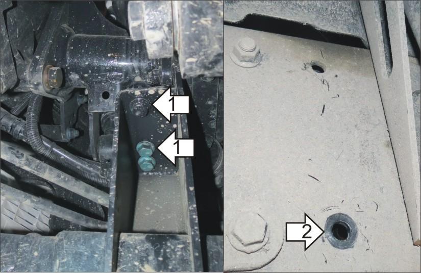 Защиты Грузовые Motodor (Радиатор, Двигатель), 6 мм, Сталь для MAN TGL 2011- арт. 24819