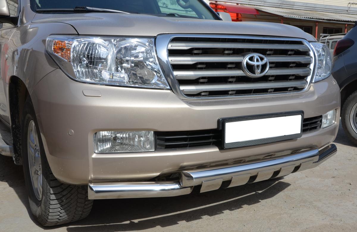 Защита переднего бампера (G)               для автомобиля TOYOTA Land Cruiser 200     2007-2012, Россия TLC200.07.05