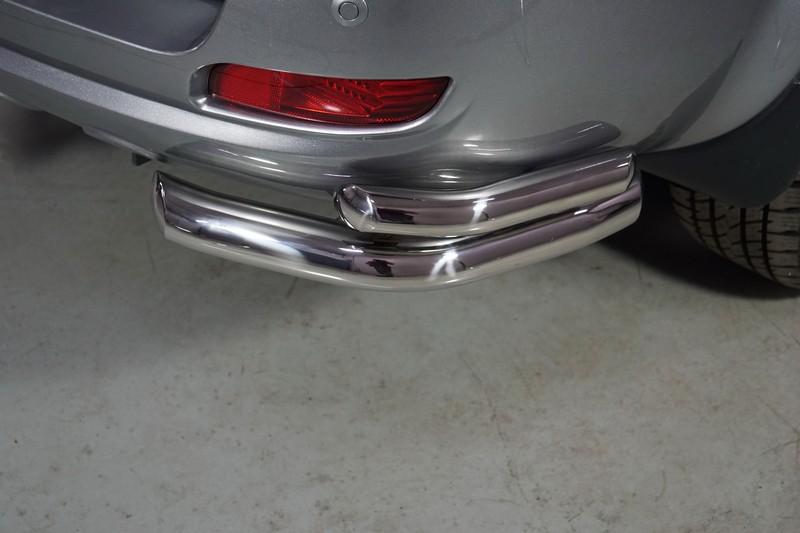 Защита задняя (уголки двойные) 60,3/42,4 мм для автомобиля Haval H5 2020- TCC Тюнинг арт. HAVH520-37