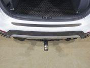 Накладка на задний бампер (лист шлифованный) для автомобиля Kia Rio X-Line 2017-