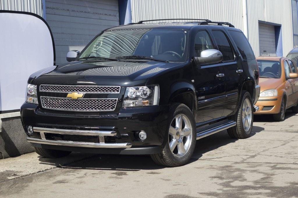 Защита переднего бампера для автомобиля CHEVROLET Tahoe 2007-2012. CVTH.07.03, Россия