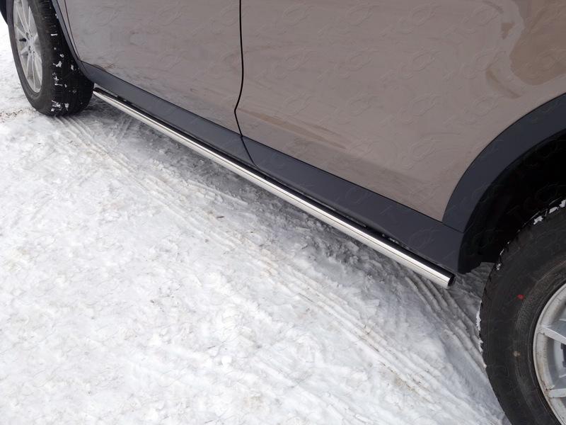 Пороги труба 42,4 мм для автомобиля Land Rover Discovery Sport 2015-, TCC Тюнинг LRDISSPOR15-03