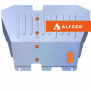Защита  картера и КПП  Mitsubishi EXPO 1991-1998 V-2,4 , ALFeco, алюминий 4мм, арт. ALF1022al-1