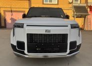 Защита переднего бампера двойная для автомобиля ROX 01 2024 арт. ROX.01.24.03