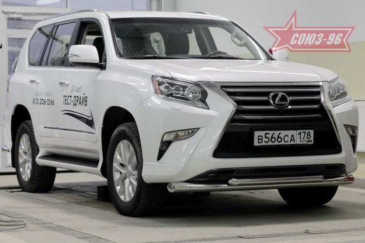 Защита переднего бампера труба d76/60 двойная для Lexus GX460 2014-, Lexus GX46.48.1926