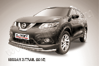 Защита переднего бампера d57+d42 двойная Nissan X-Trail (2013-2023) , Slitkoff, арт. NXT15-002