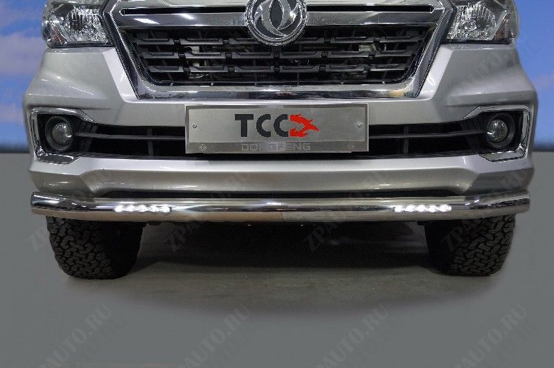 Защита передняя нижняя (с ДХО) 76,1 мм Dongfeng DF6 2.3D Luxury 2022- арт. DONGFDF622-32