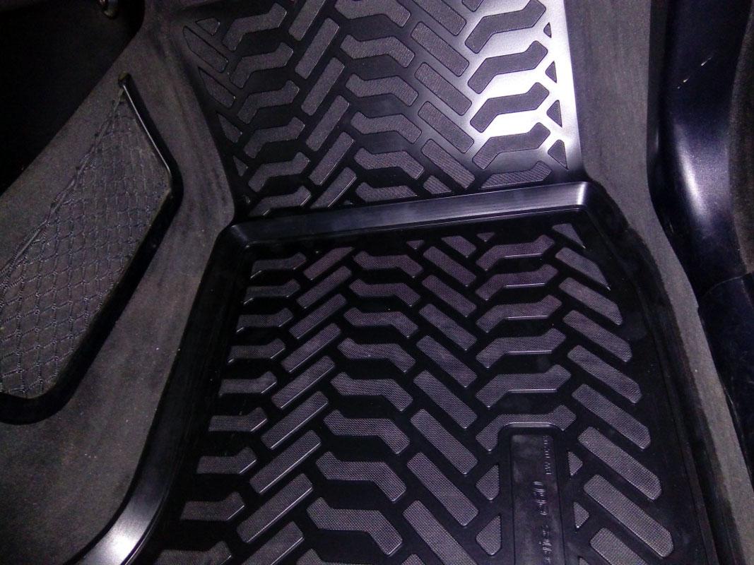 Ковры салонные модельные высокий борт 3D с подпятником для BMW 5er E60 2003-2010, Элерон 62401