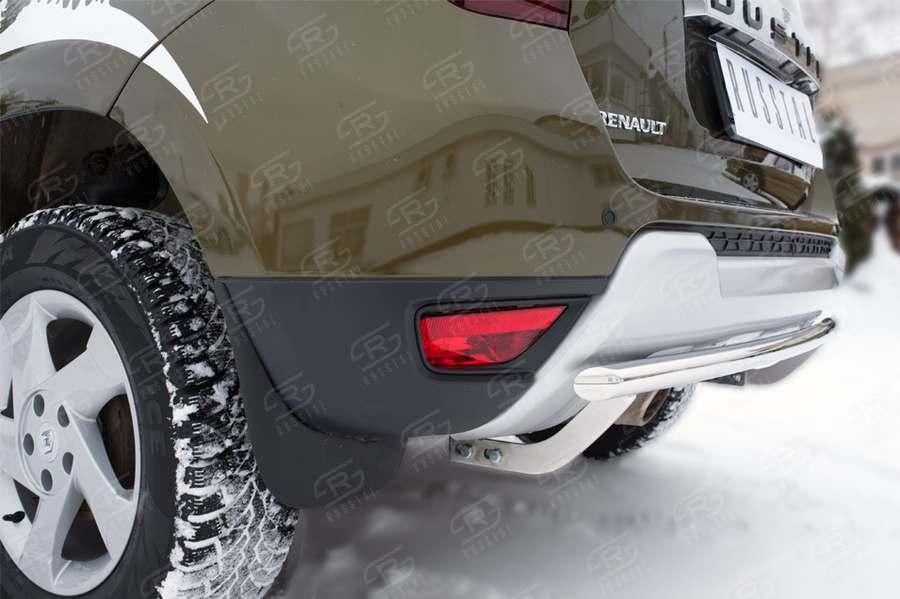 Защита заднего бампера d42 на Renault Duster 2015, Slitkoff RDZ-002185
