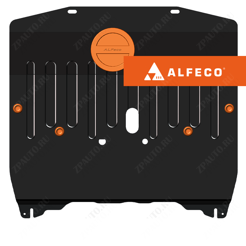 Защита  картера и КПП Chevrolet Equinox 2017-2023 V-1,5 FWD/4WD; 2,0 FWD/4WD , ALFeco, сталь 2мм, арт. ALF0326st