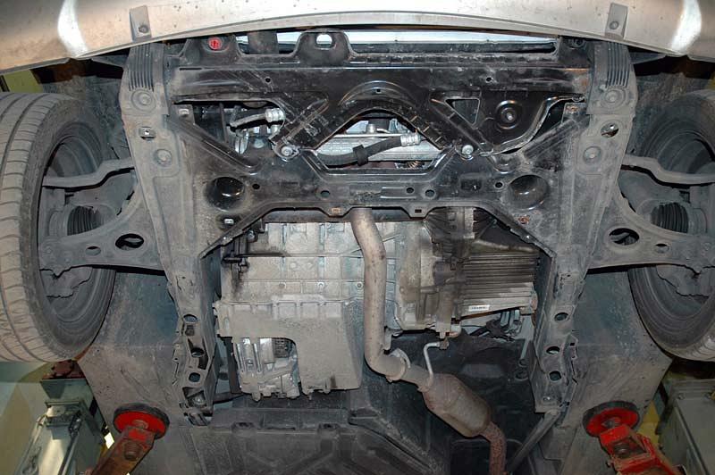Защита картера и КПП для Mercedes-Benz Vaneo  2001 - 2006, V-1,6; 1,9; 1,7D, Sheriff, сталь 2,0 мм, арт. 13.0075