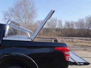Защита кузова и заднего стекла 76,1 мм (для крышки)(без надписи) для автомобиля Fiat Fullback 2016-, TCC Тюнинг FIAFUL16-36