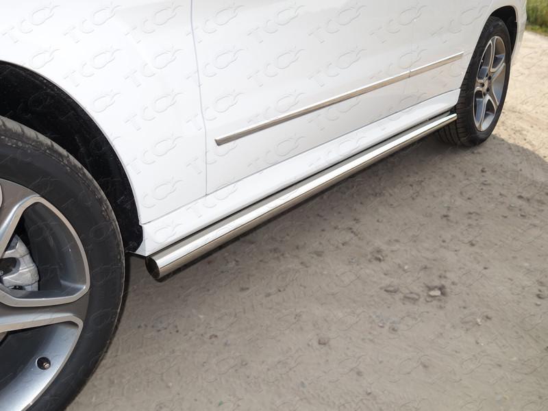 Пороги труба 60,3 мм для Mercedes-Benz GLK, TCC MERGLK220D14-04, TCC Тюнинг