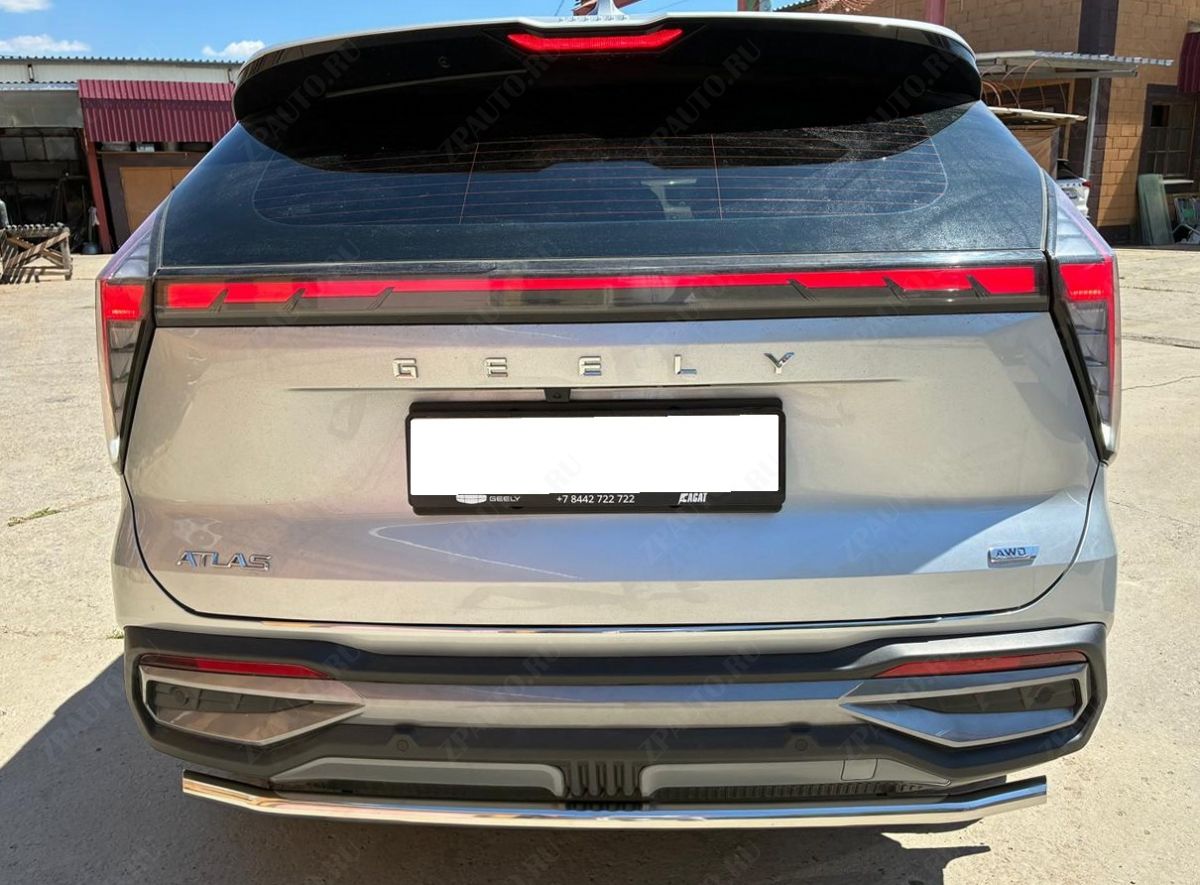 Защита заднего бампера  для автомобиля GEELY Atlas 2023 арт. GA.23.11