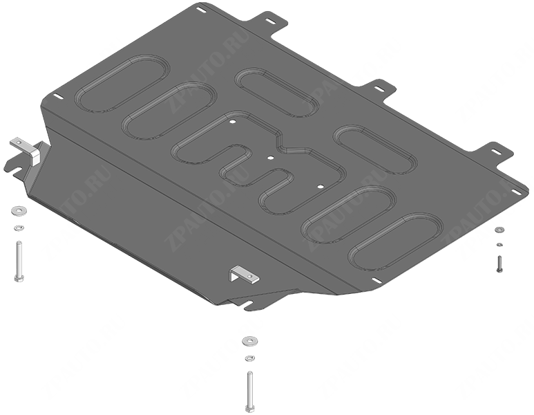 Защита стальная Мотодор (Двигатель, Коробка переключения передач), 2 мм,  Dongfeng Mage  2025- арт. 78613