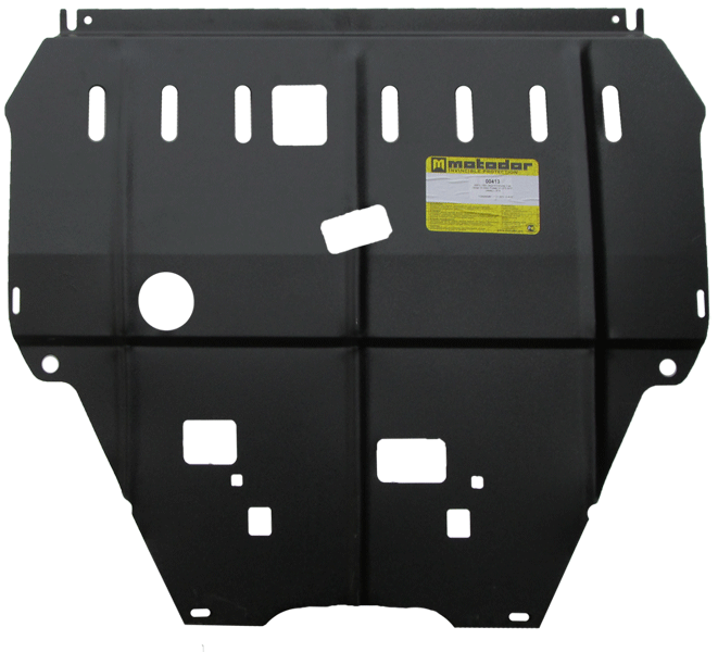 Защита стальная Мотодор (Двигатель, Коробка переключения передач), 2 мм, Сталь для Citroen C4 Grand Picasso 2006-2010 арт. 00413