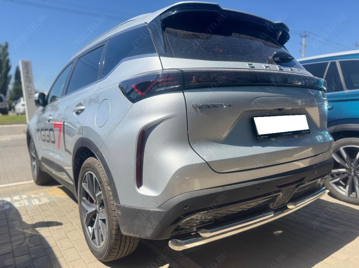 Защита заднего бампера двойная для автомобиля CHERY Tiggo 7L 2025 арт. CTG.7L.25.16