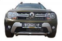 Защита переднего бампера шпонка d53 для Renault Duster 4x2, RD.11.80-1, Россия