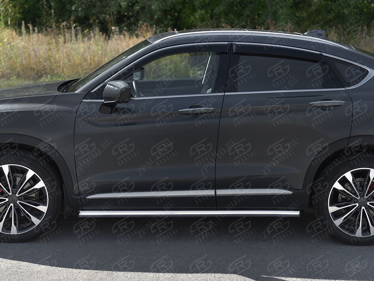 GEELY TUGELLA 2020- Пороги труба d57 (вариант 1) GTGT-0039451