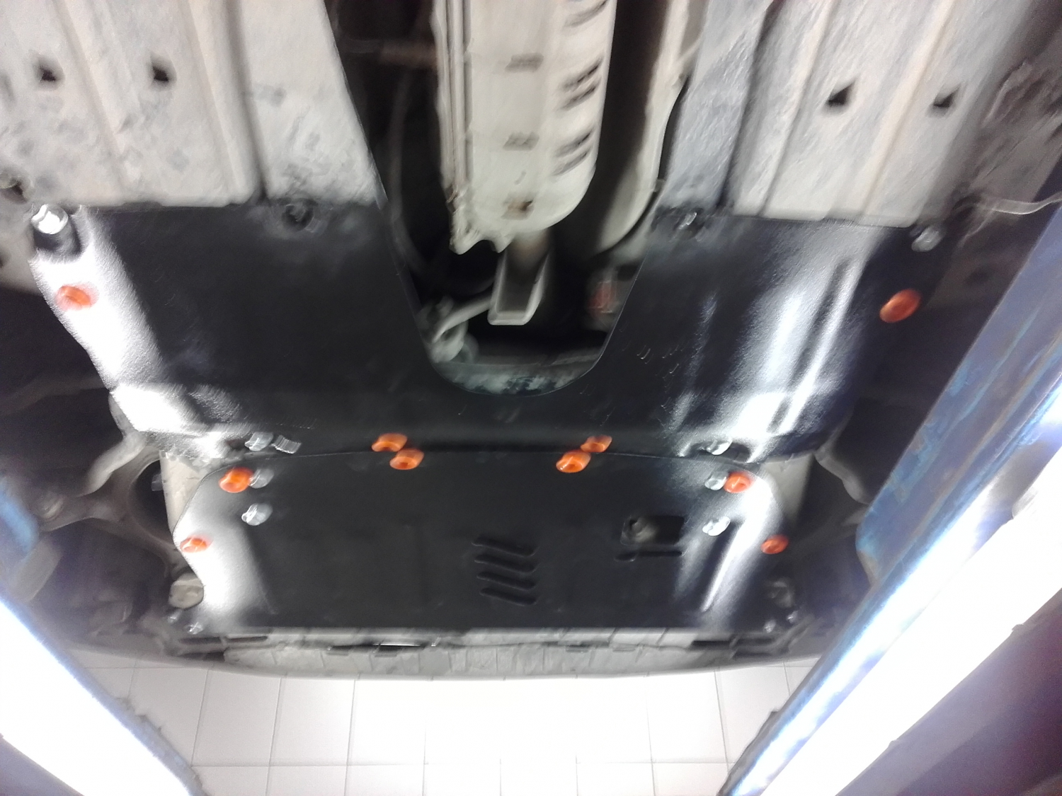 Защита  переднего стабилизатора поперечной устойчивости Honda Civic VIII (sedan) 2005-2011 V-all , ALFeco, сталь 2мм, арт. ALF0939st