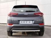 Защита заднего бампера d57 Hyundai Tucson 2015, Slitkoff HTZ-002241