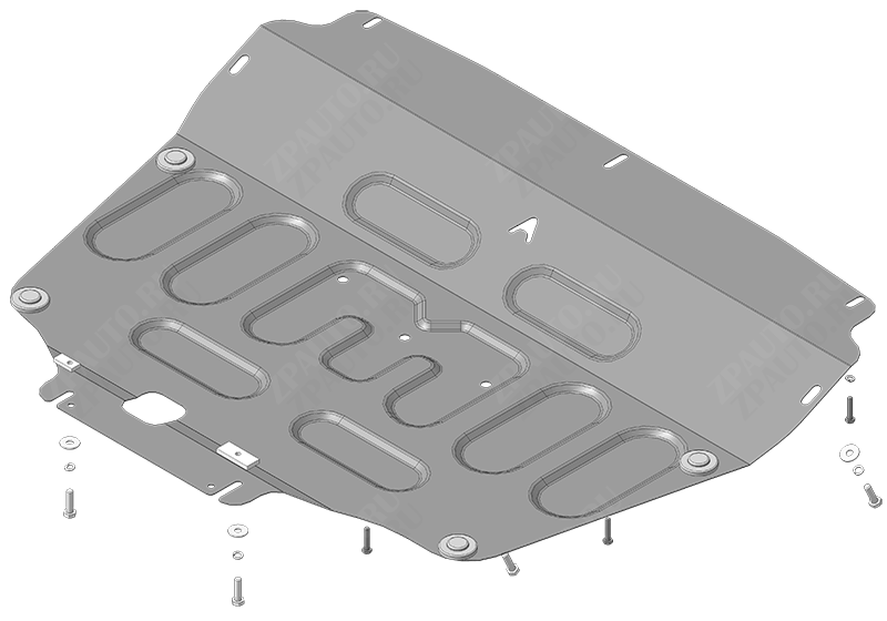 Защита АвтоСтандарт (Двигатель, Коробка переключения передач), 1,5мм сталь для Exeed LX  2022- арт.59001