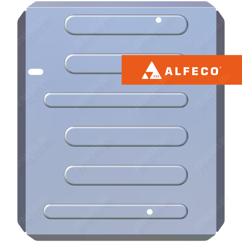 Защита  топливного бака (правый) Haval Dargo 4WD 2022-  V-2,0 , ALFeco, алюминий 4мм, арт. ALF55054al