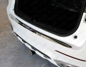 Накладка на задний бампер (лист зеркальный надпись Haval F7) для автомобиля HAVAL F7 2019- (1,5 л., 4WD) TCC Тюнинг арт. HAVF719-06