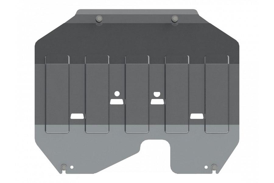 Алюминиевая защита картера и КПП на Hyundai ix35, алюминий 4 мм, Sheriff (Шериф) 10.2490