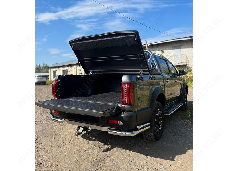 Защитный алюминиевый вкладыш в кузов автомобиля (комплект Black) JAC T9 4WD (дизель) 2024- арт. JACT924-21