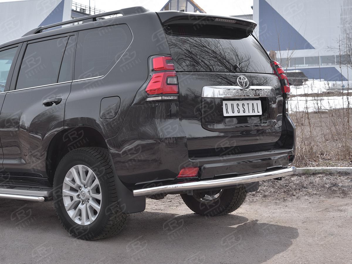 Защита заднего бампера d57 секции LCPZ-002867 для автомобиля TOYOTA LC PRADO 150 2017-, Slitkoff