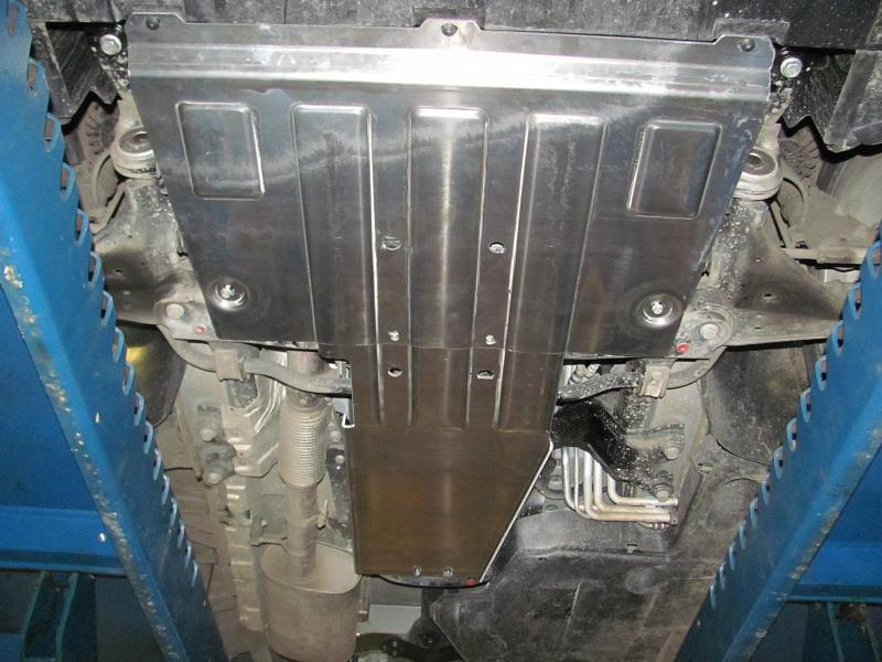 Защита картера и КПП для Mercedes-Benz V-Klass  2015 -, V-2,2  CDI АТ, Sheriff, алюминий 4 мм, арт. 13.3095