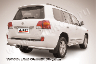 Уголки d76 Toyota Land Cruiser 200 (2012-2015) Black Edition, Slitkoff, арт. TLC2-12-021BE