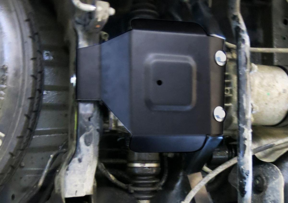 Защита редуктора АвтоБроня для Nissan Pathfinder R52 (V - 3.5) 2014-2016, штампованная, сталь 1.8 мм, с крепежом, 111.04160.1